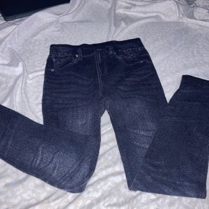 Larissa denim print leggings